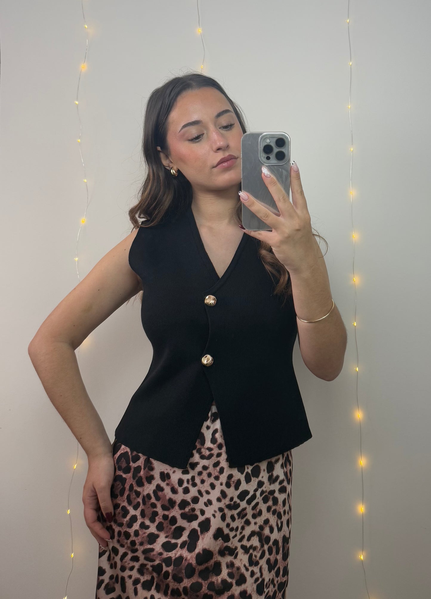 TOP AZALÉE - NOIR