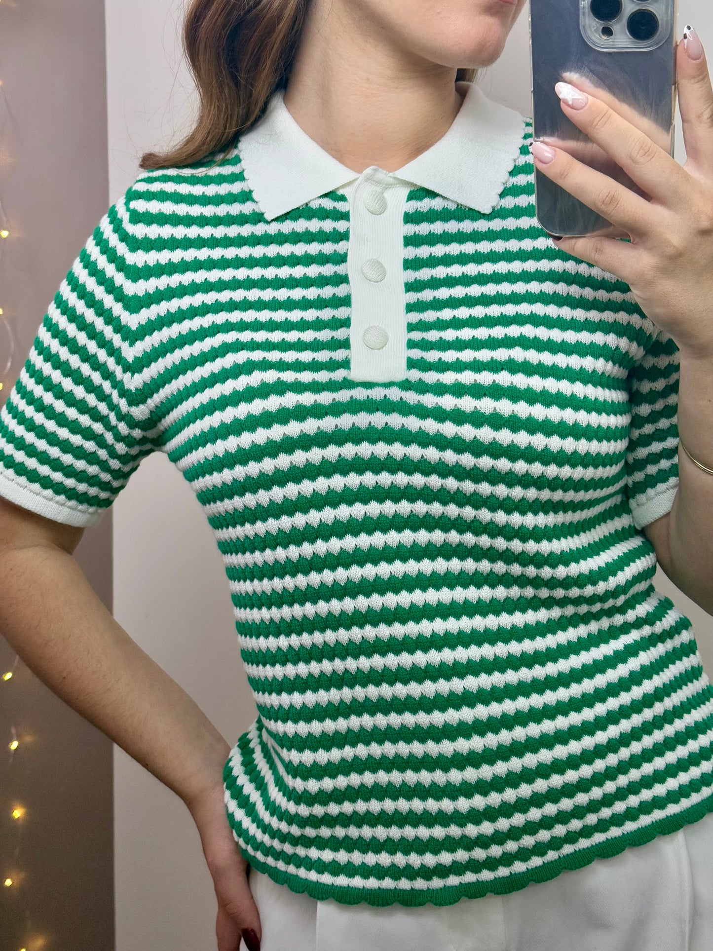 POLO ANIS - VERT