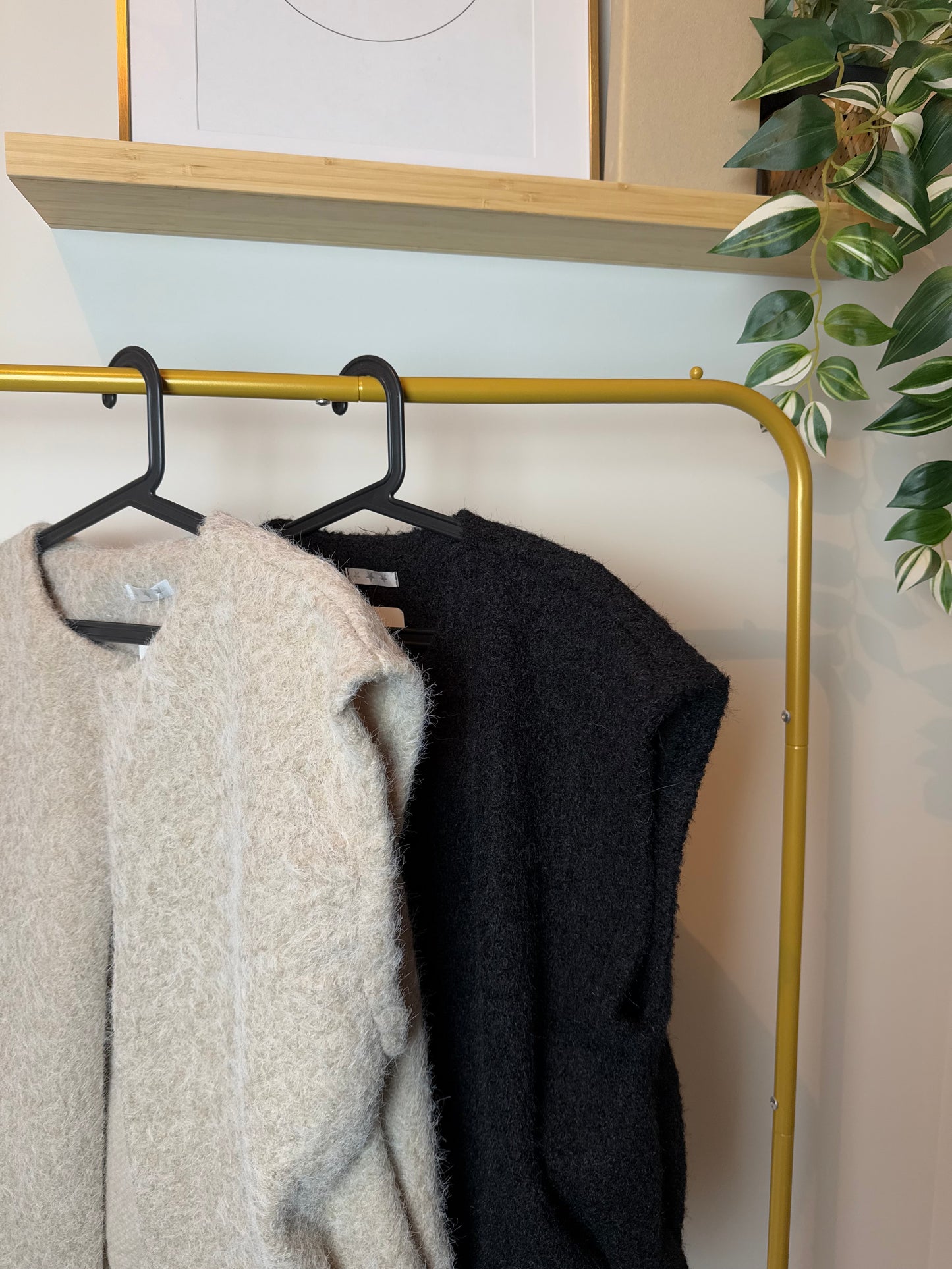 VESTE SANS MANCHES HORTENSIA - BEIGE