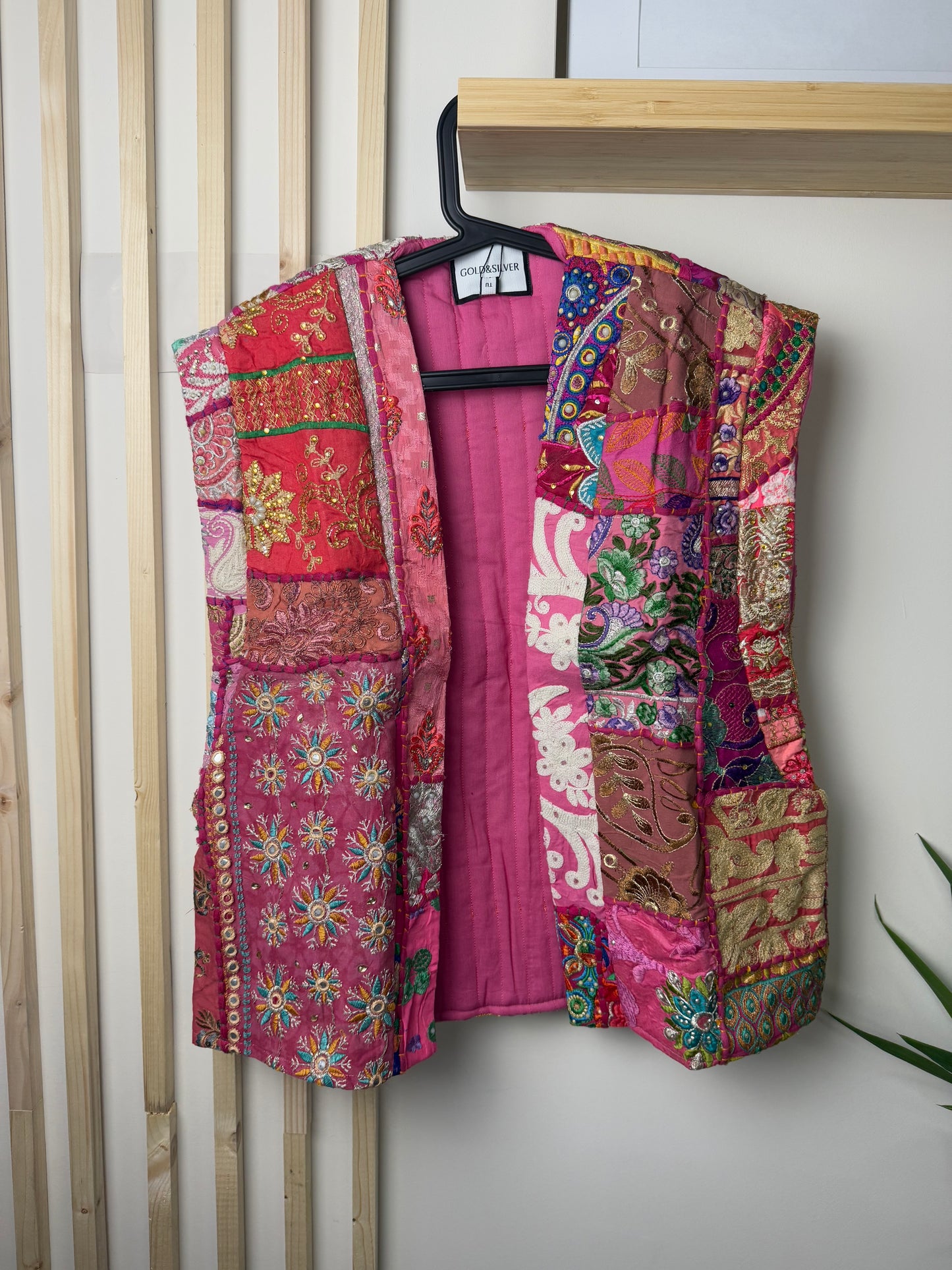 VESTE BOUTON D’OR - ROSE