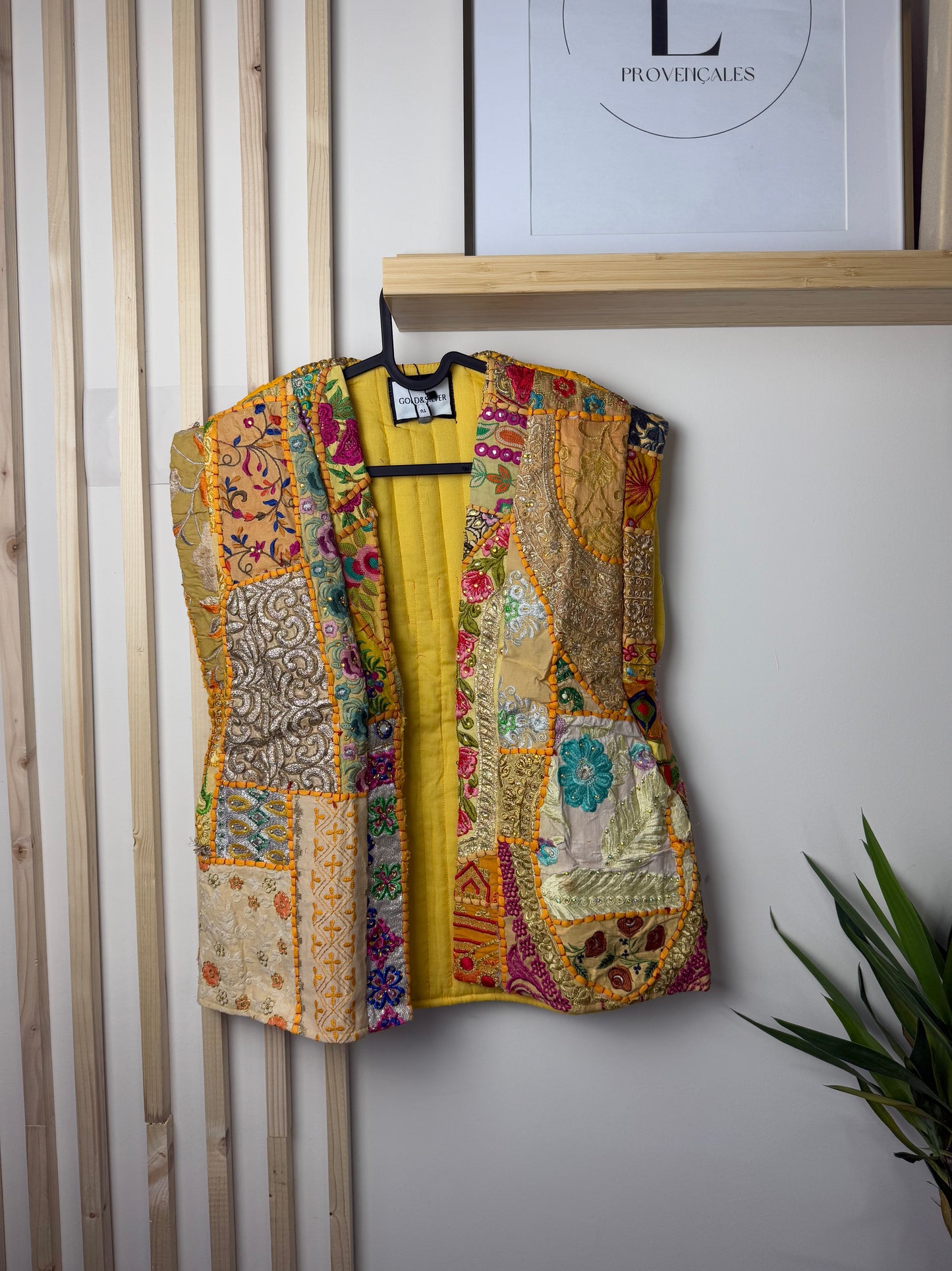 VESTE BOUTON D’OR - JAUNE