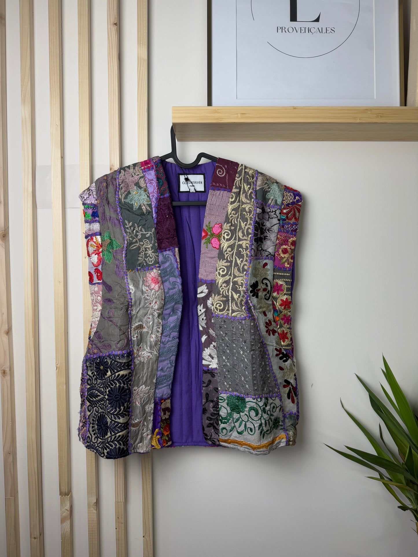 VESTE BOUTON D’OR - GRIS