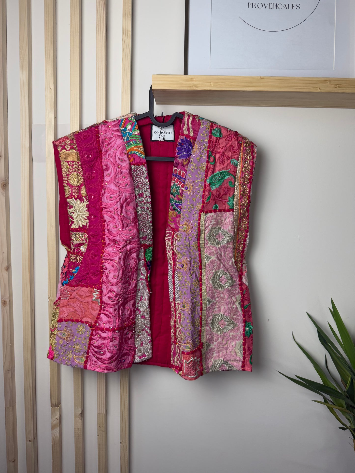 VESTE BOUTON D’OR - MAUVE