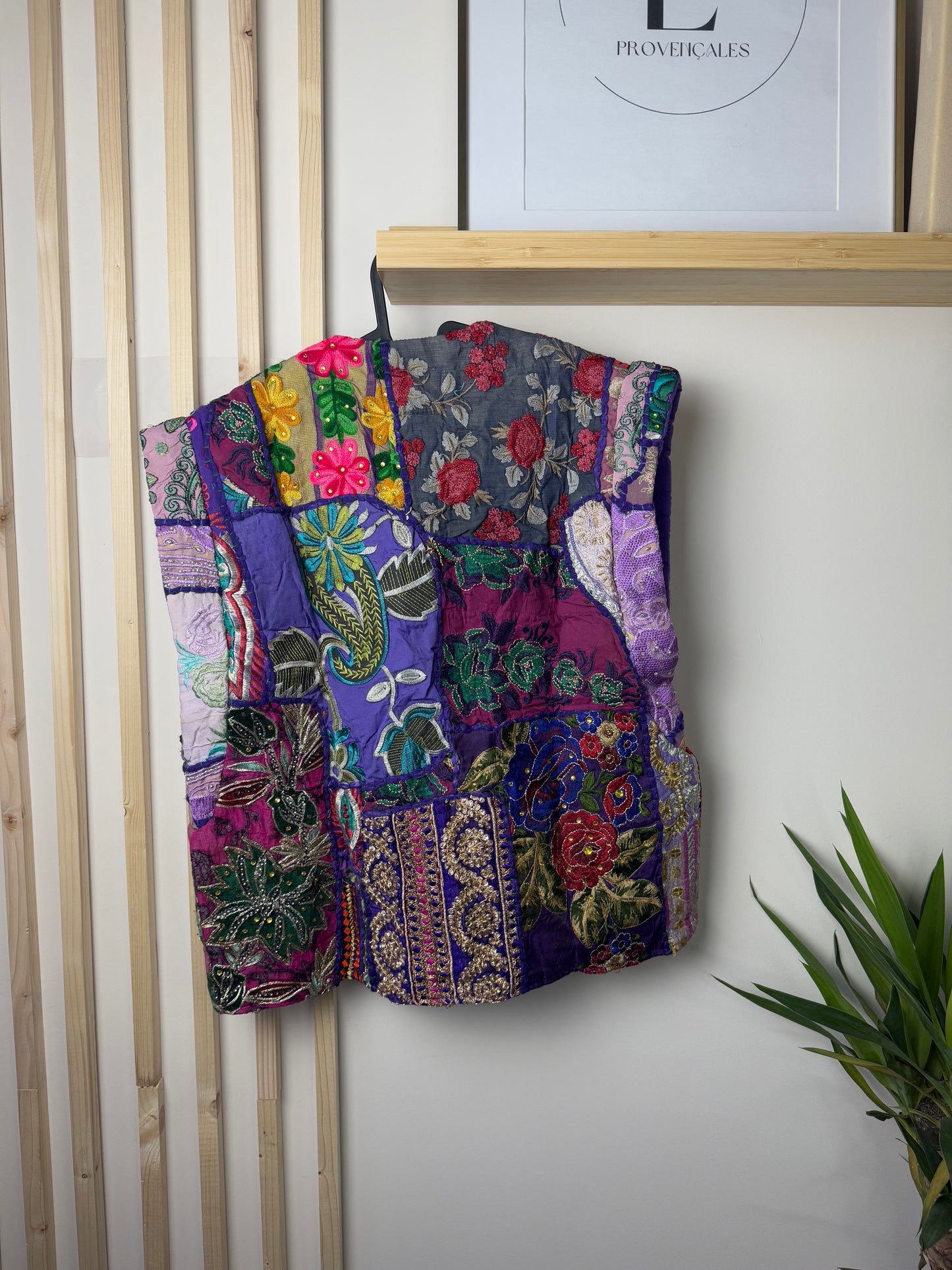 VESTE BOUTON D’OR - VIOLET