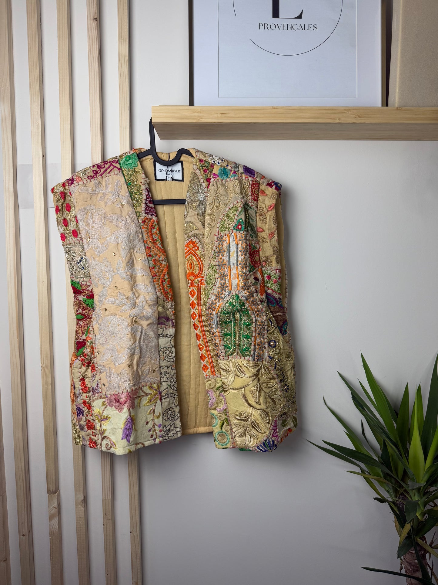 VESTE BOUTON D’OR - BLANC