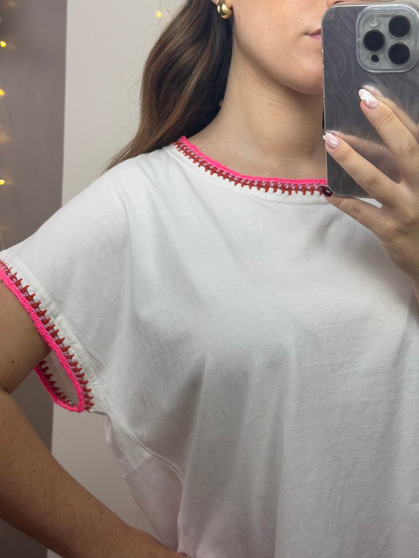 T-SHIRT BÉGONIA - BLANC
