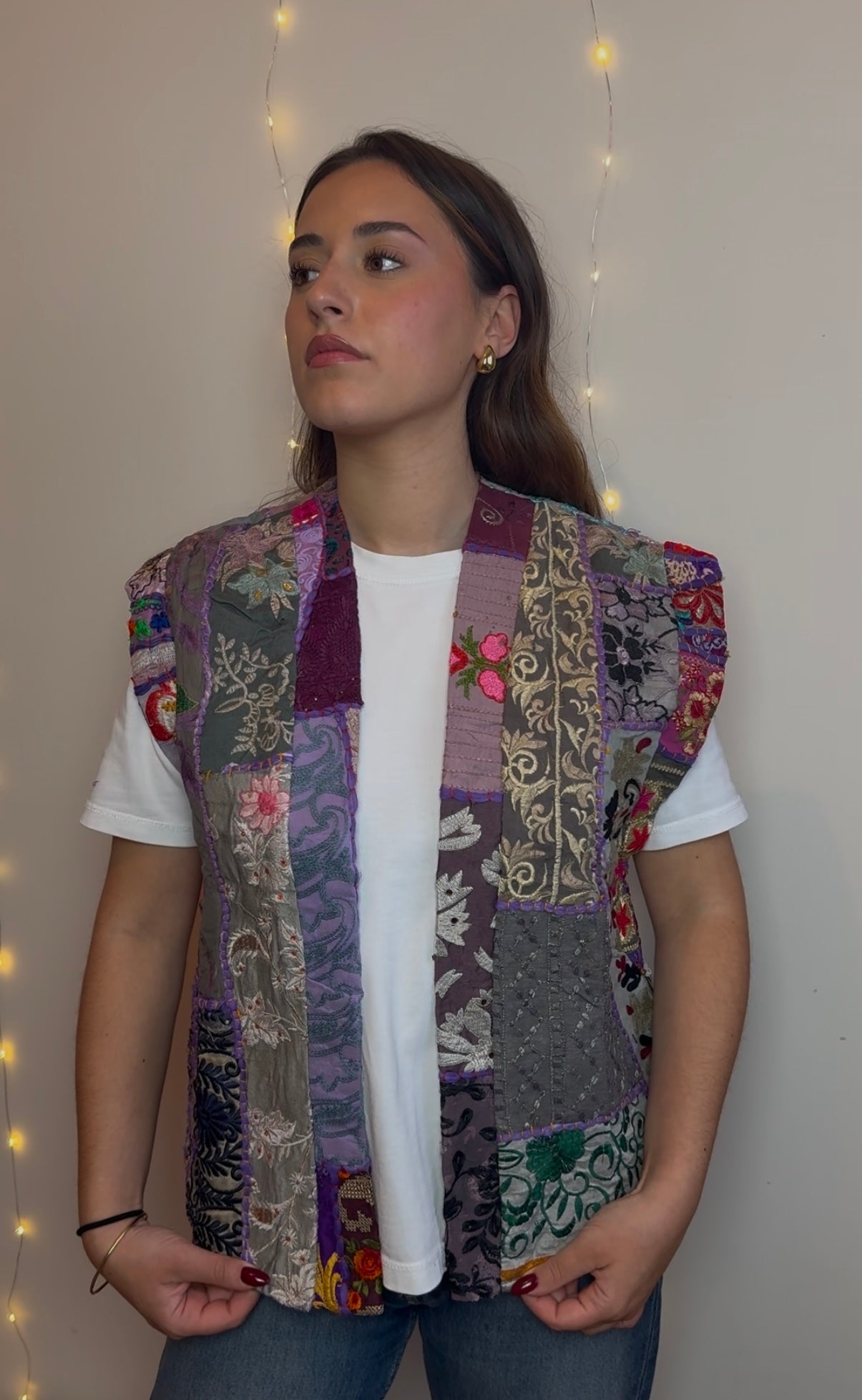 VESTE BOUTON D’OR - GRIS