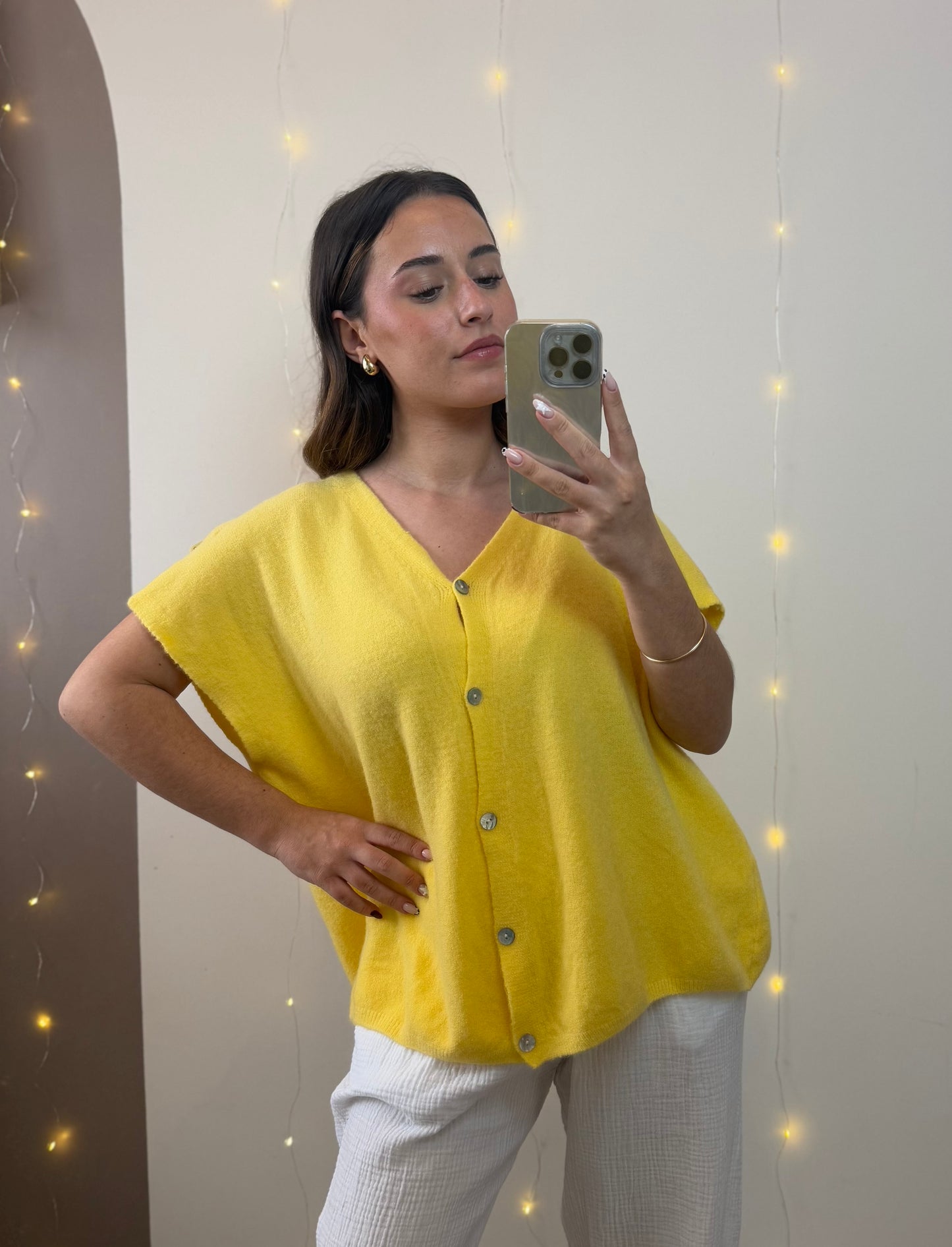GILET MIMOSA - JAUNE