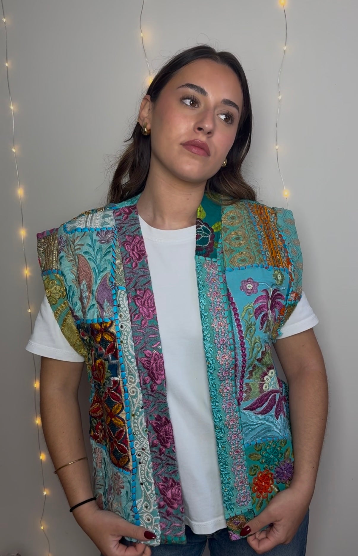VESTE BOUTON D’OR - BLEU