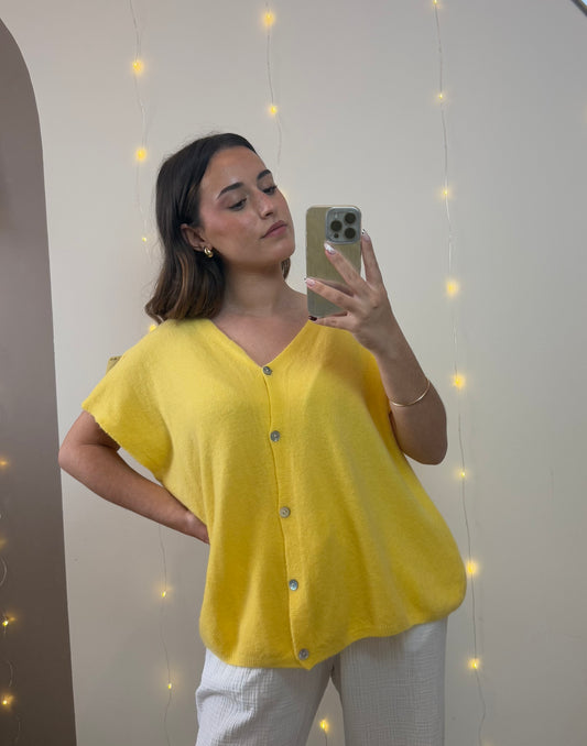GILET MIMOSA - JAUNE