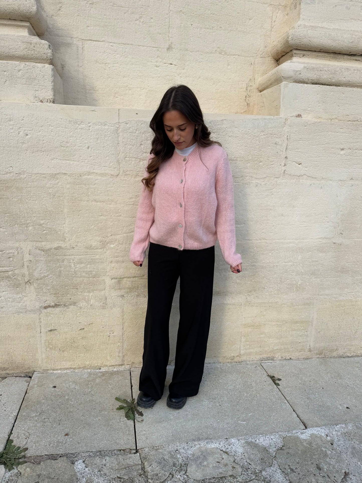 PULL TOURNESOL - ROSE