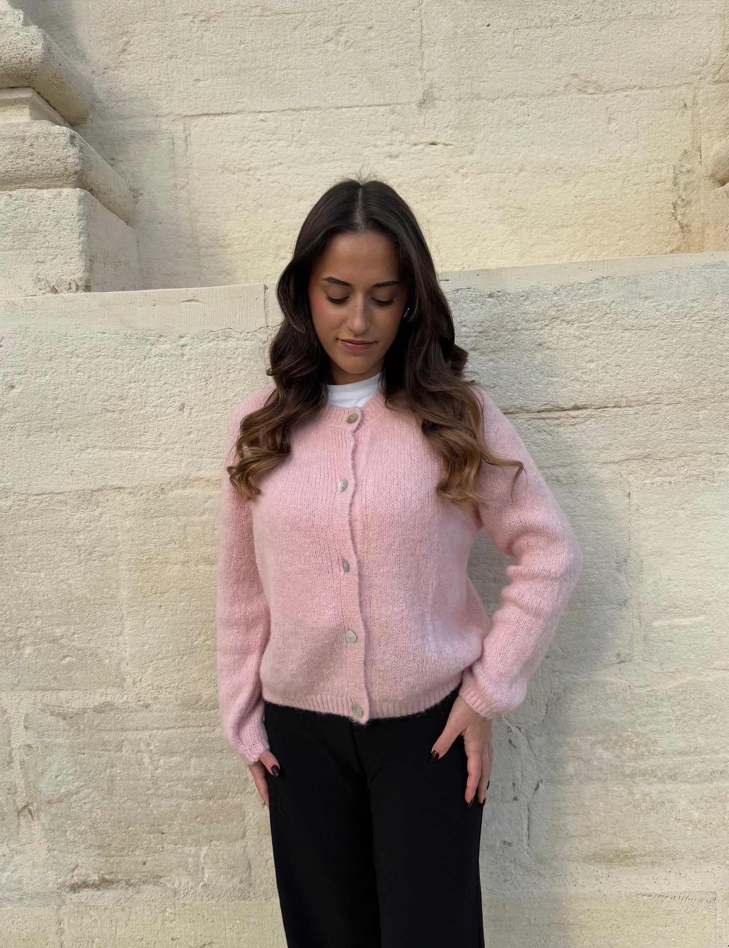 PULL TOURNESOL - ROSE