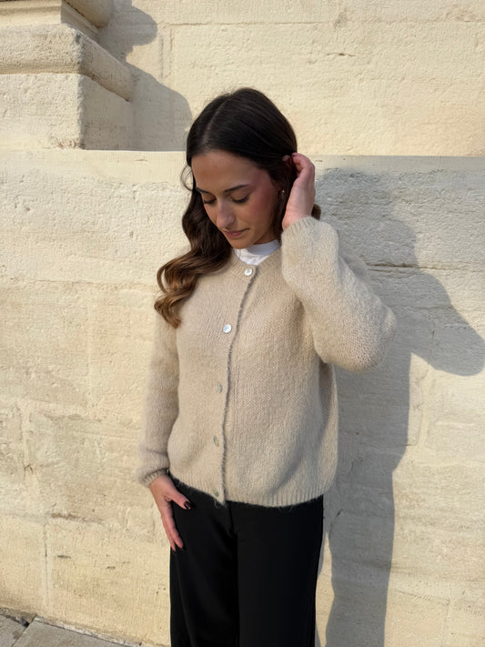 PULL TOURNESOL - BEIGE