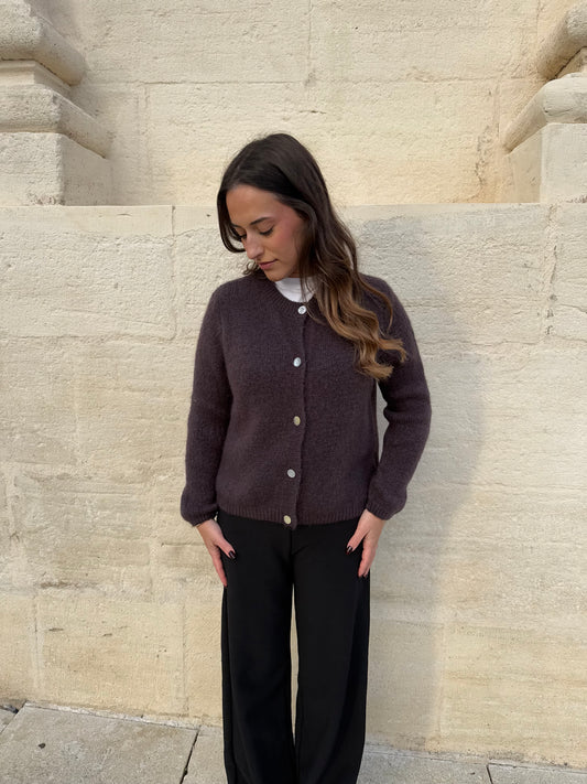 PULL TOURNESOL - MARRON