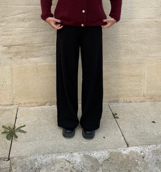 PANTALON VIOLETTE - NOIR