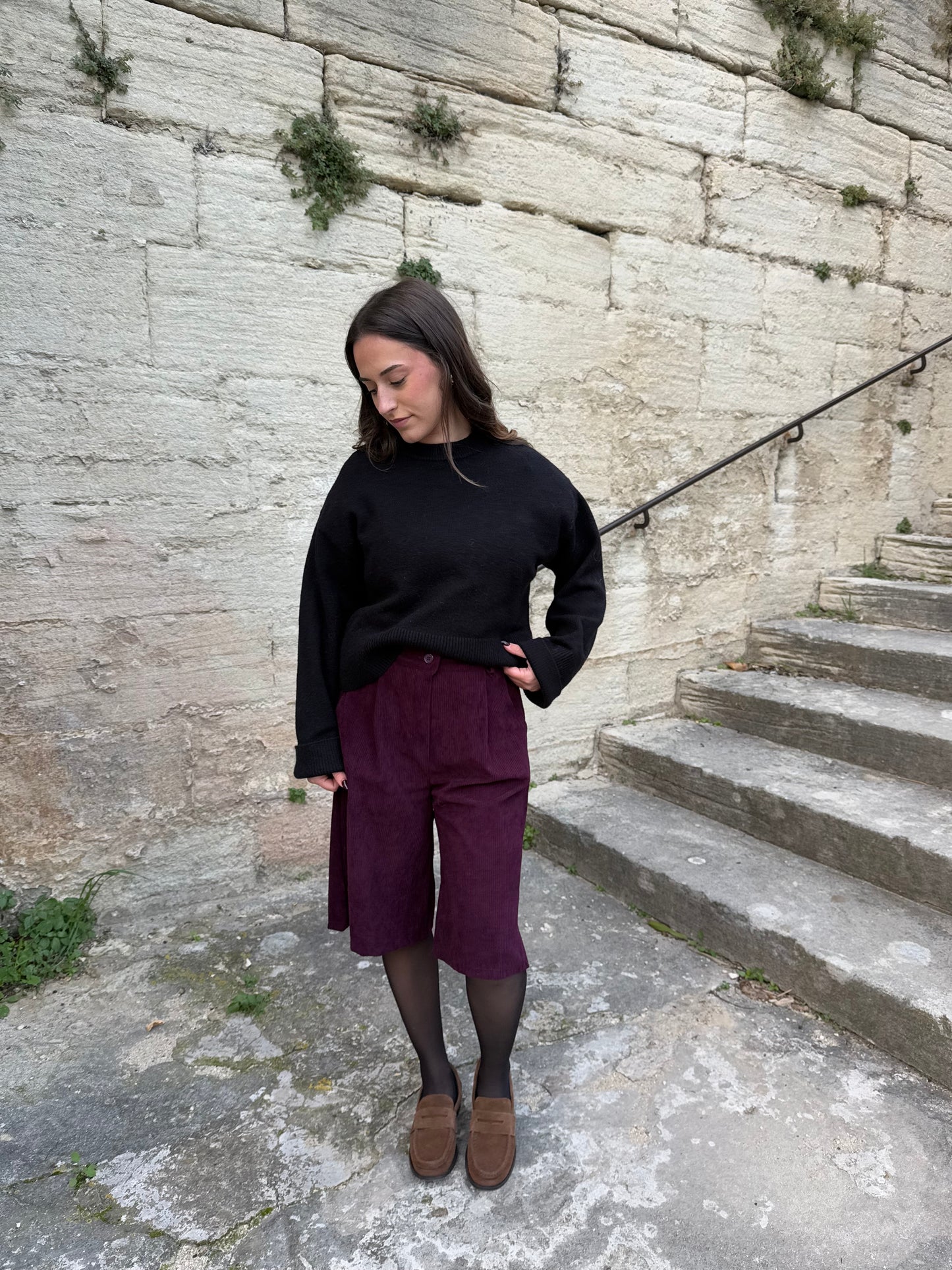 BERMUDA PIVOINE - BURGUNDY