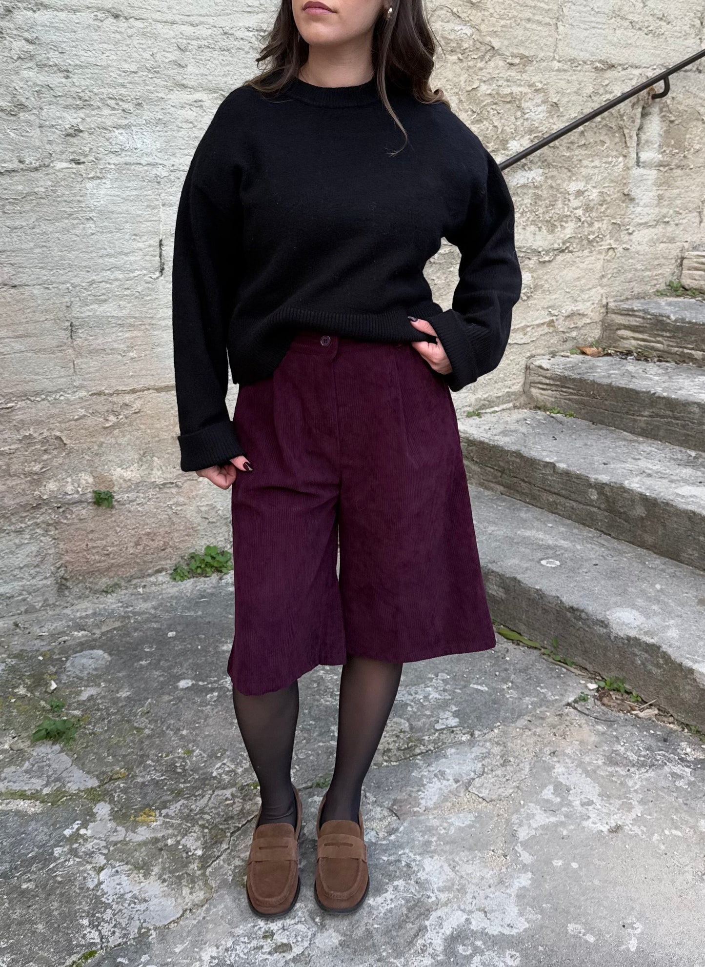 BERMUDA PIVOINE - BURGUNDY