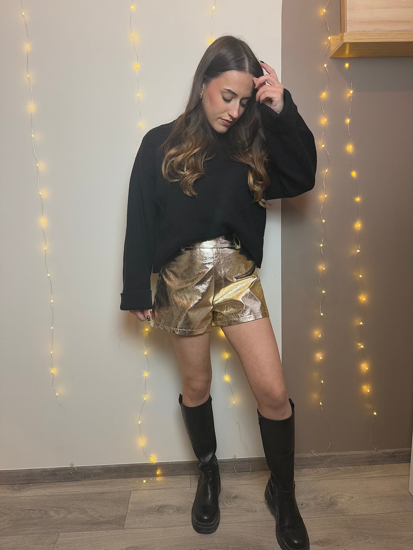 SHORT CAPUCINE - DORÉ