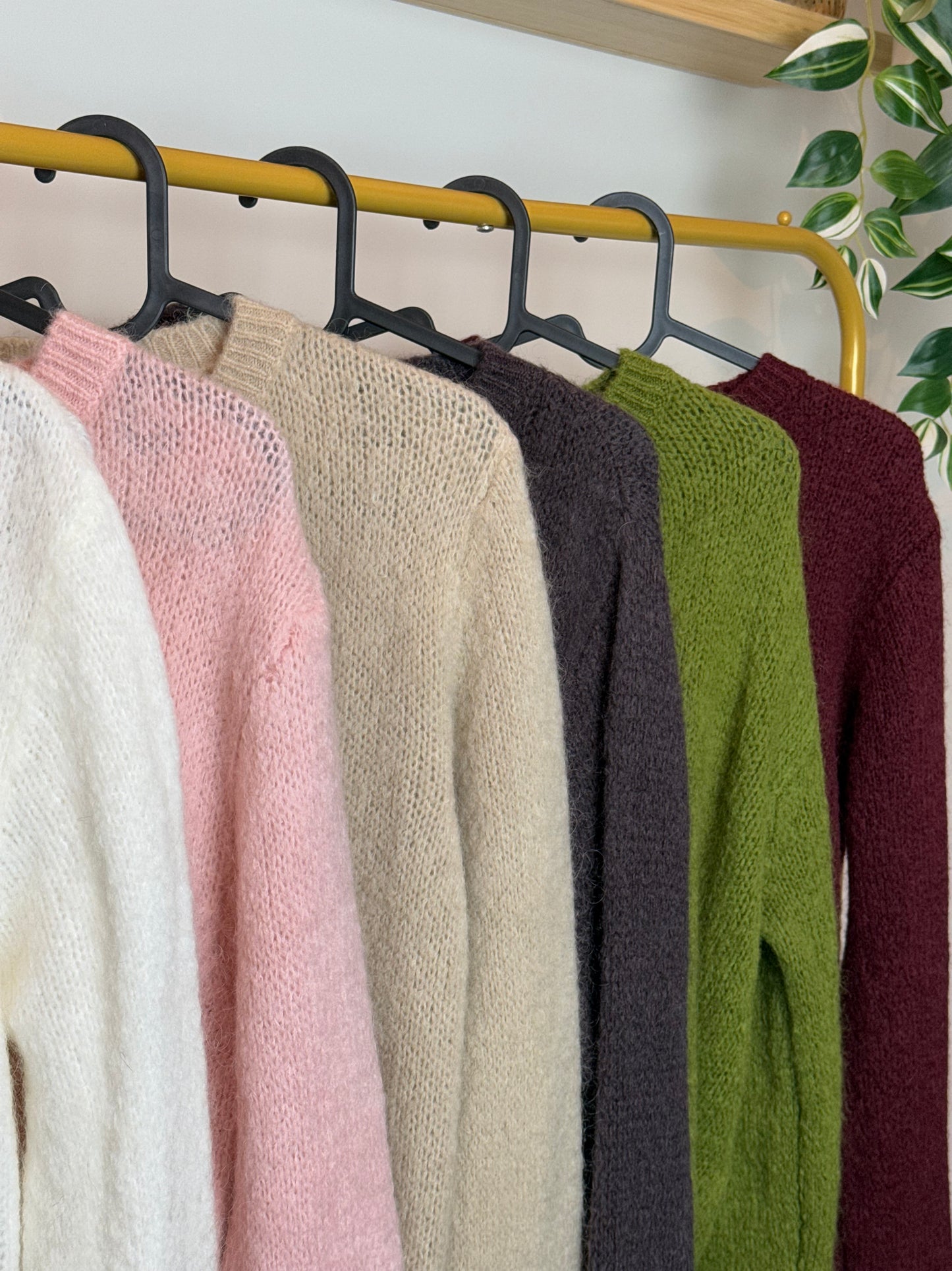 PULL TOURNESOL - BORDEAU