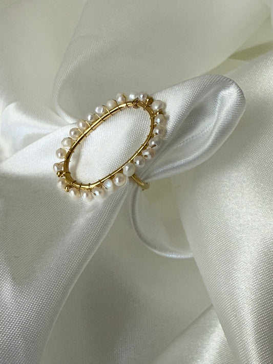 BAGUE PERLE - NACRE