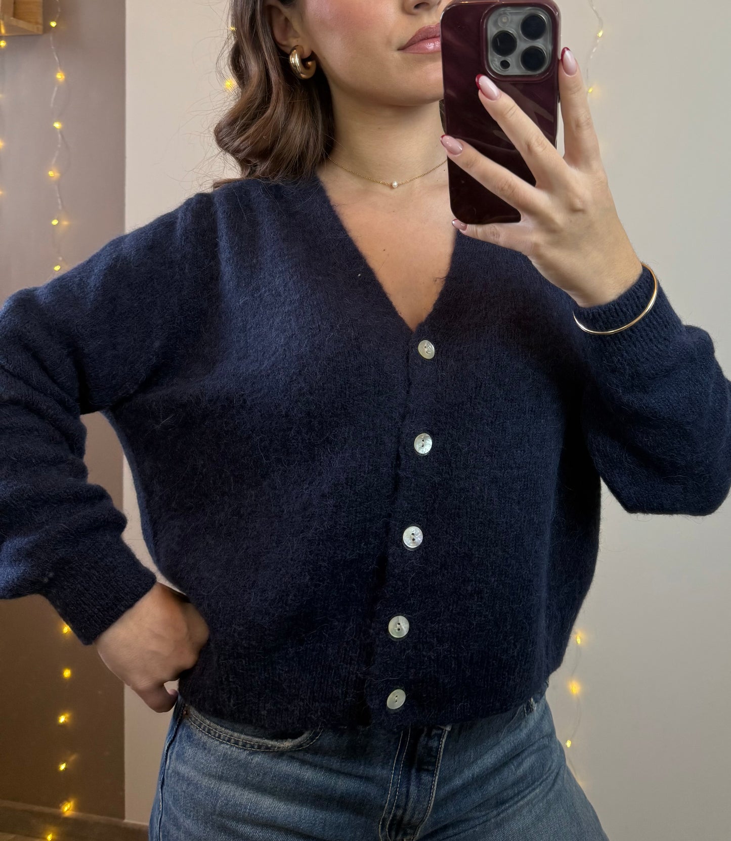 PULL NARCISSE - BLEU MARINE