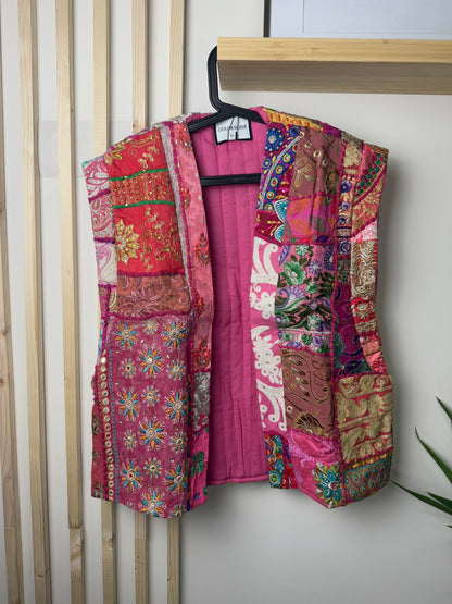 VESTE BOUTON D’OR - ROSE