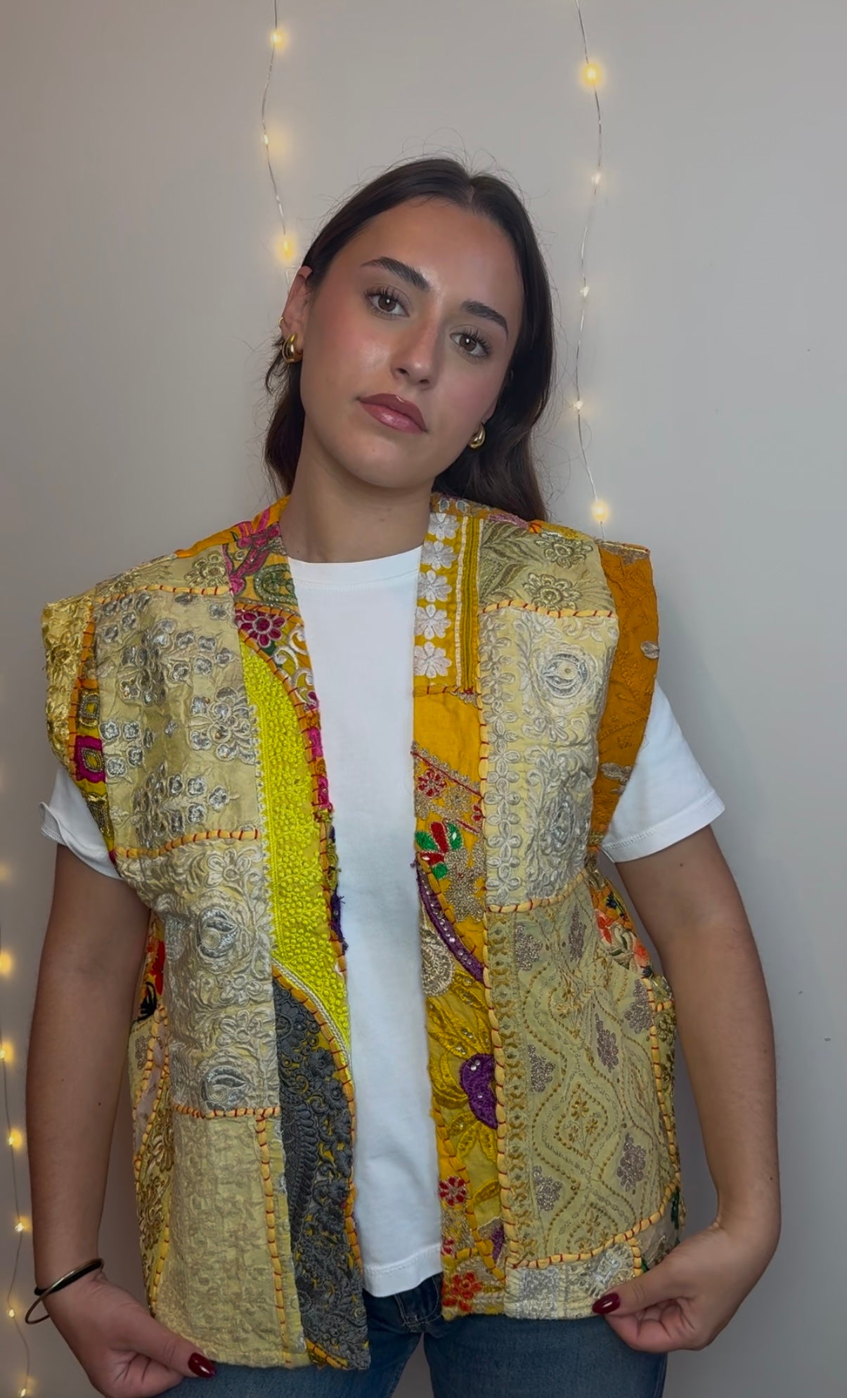 VESTE BOUTON D’OR - BEIGE
