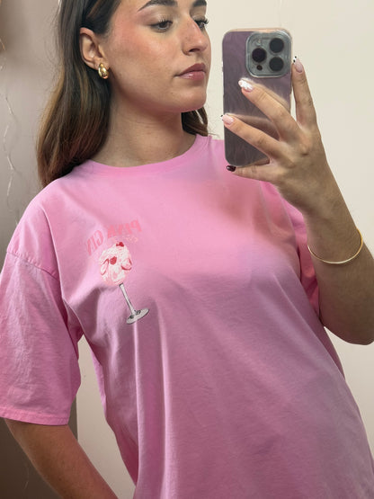 T-SHIRT PINK GIN - ROSE