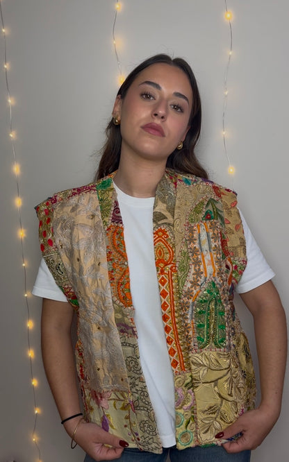 VESTE BOUTON D’OR - BLANC